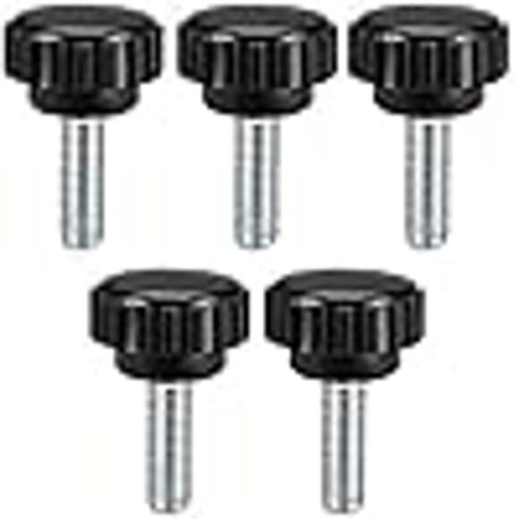 uxcell M6 x 15mm Knurled Clamping Knobs - 5 Pcs - Picture 1 of 4